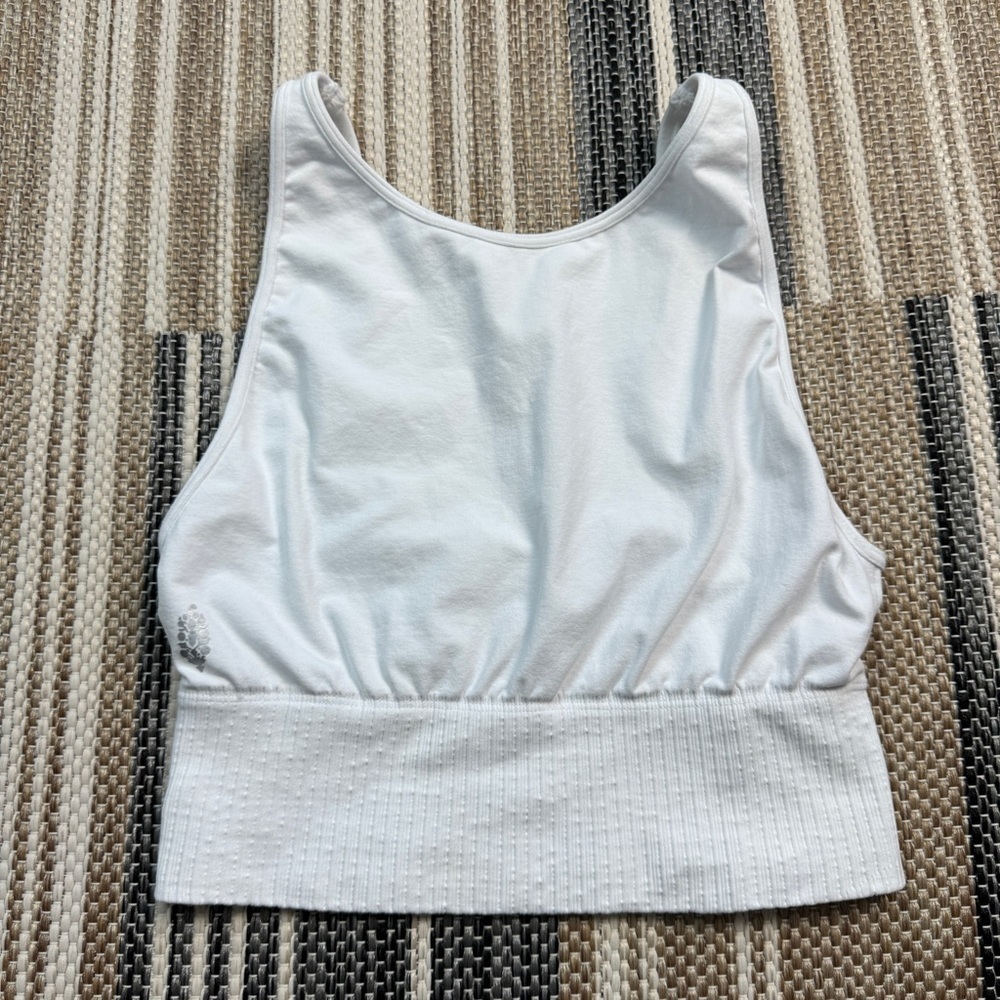 Free People‎ Good Karma Crop High Neck Tank Size M/L Women
